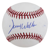 Yankees David Wells Authentic Signed Robert Manfred Oml Baseball BAS #BP33052