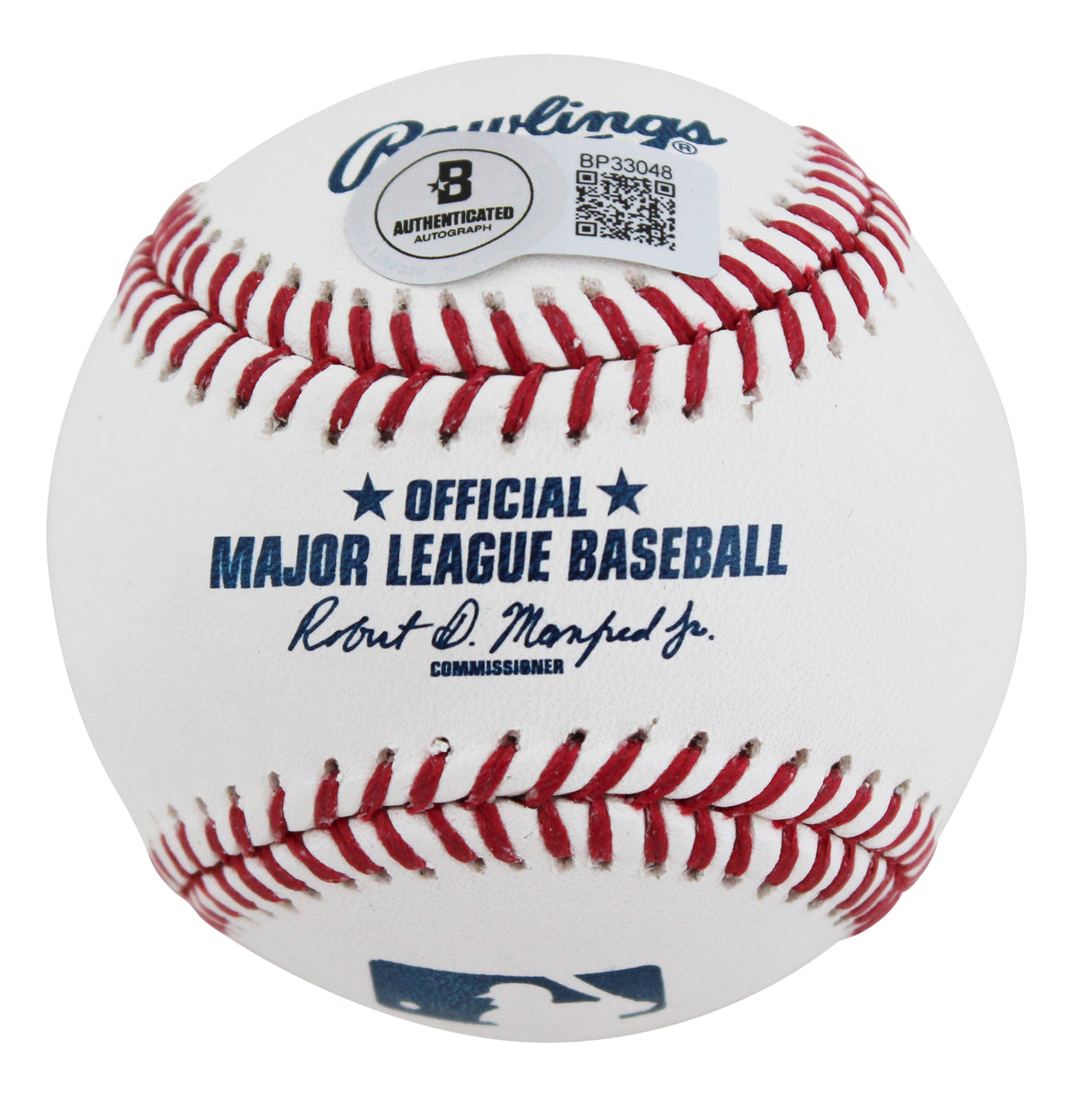 Angels Jorge Soler Authentic Signed Robert Manfred Oml Baseball BAS #BP33048