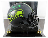 Seahawks Kenneth Walker III Signed Eclipse F/S Speed Rep Helmet w/ Case BAS Wit