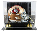 George Kittle Signed 49ers Mini Helmet with Display Case - Beckett COA