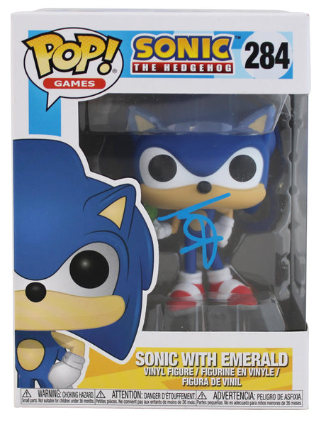 Ben Schwartz Sonic The Hedgehog Authentic Signed #284 Funko Pop Vinyl Figure BAS