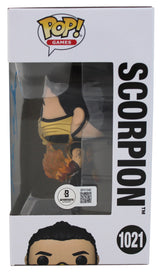 Hiroyuki Sanada Mortal Kombat Signed Scorpion #1021 Funko Pop Vinyl Figure BAS