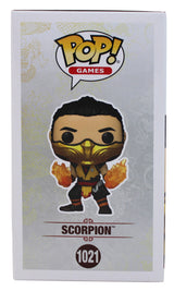 Hiroyuki Sanada Mortal Kombat Signed Scorpion #1021 Funko Pop Vinyl Figure BAS