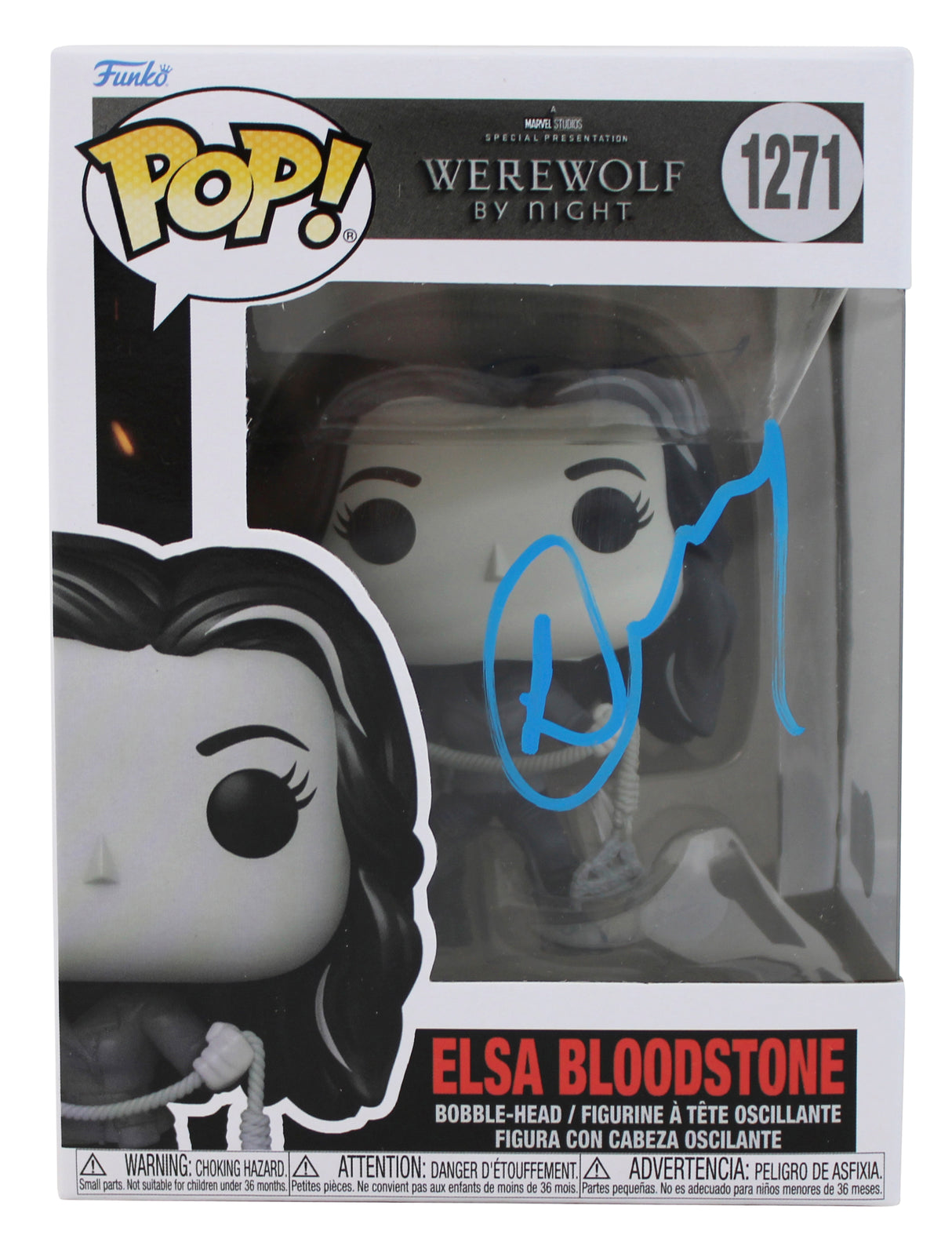 Laura Donnelly Werewolf by Night Signed #1271 Funko Pop Vinyl Figure BAS