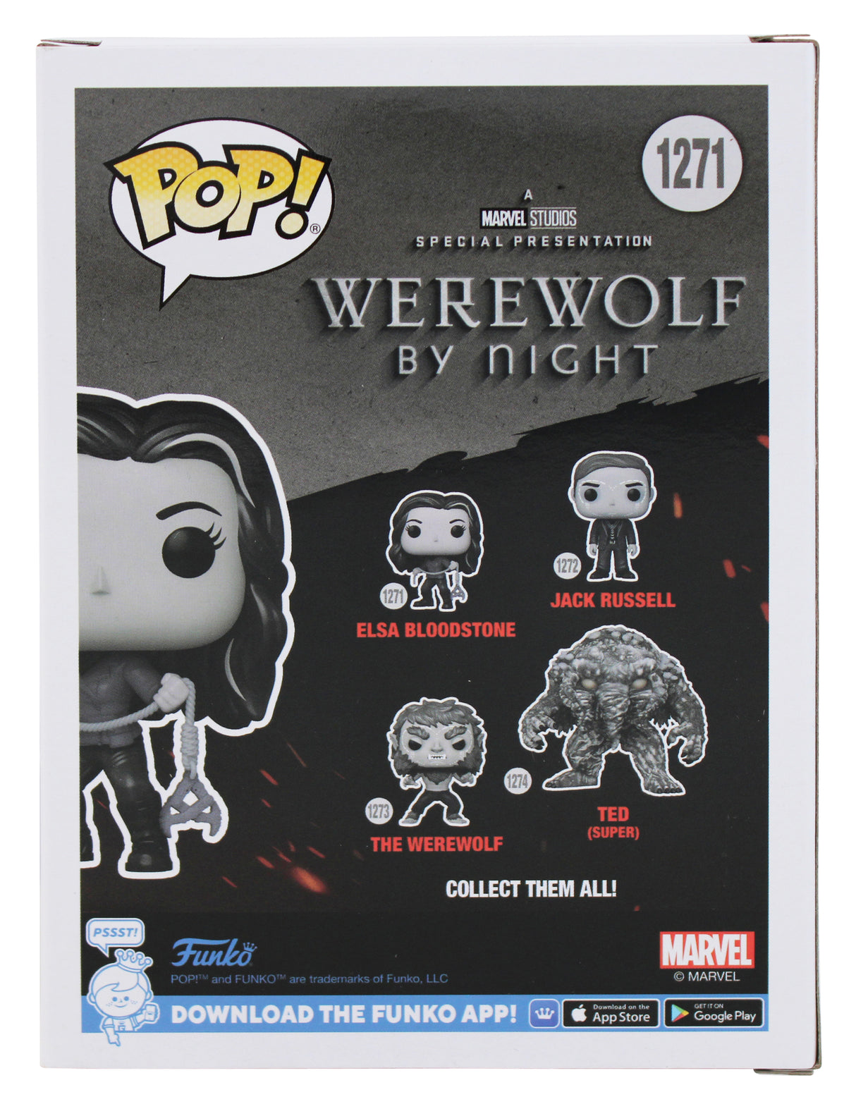 Laura Donnelly Werewolf by Night Signed #1271 Funko Pop Vinyl Figure BAS