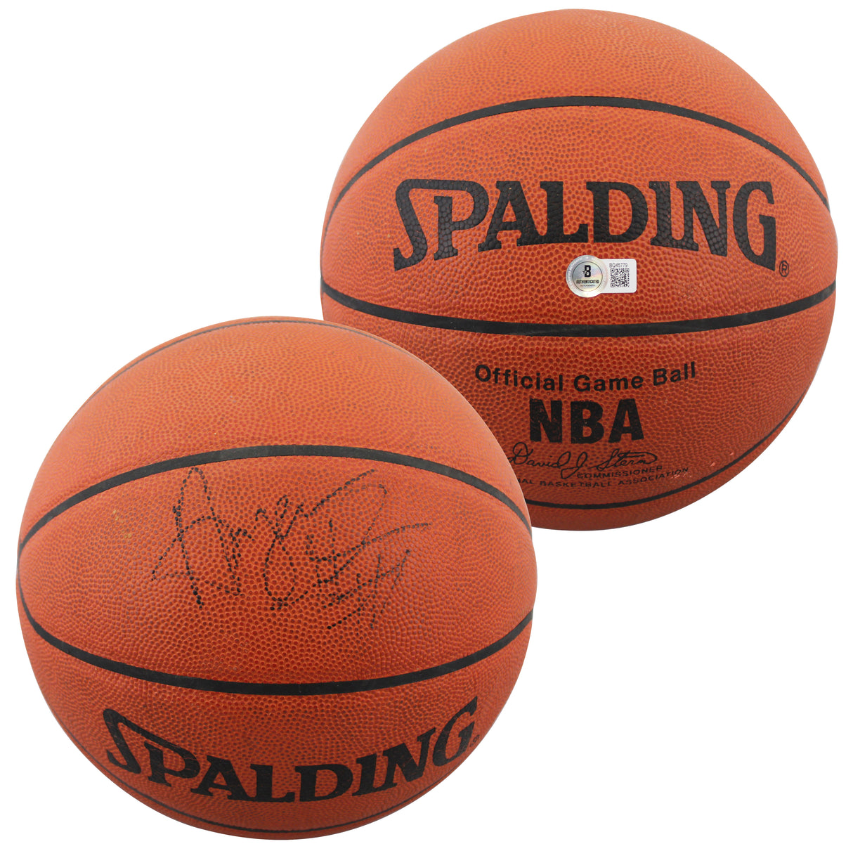 Magic Anfernee Penny Hardaway Signed Official NBA Game Basketball BAS #BQ45779