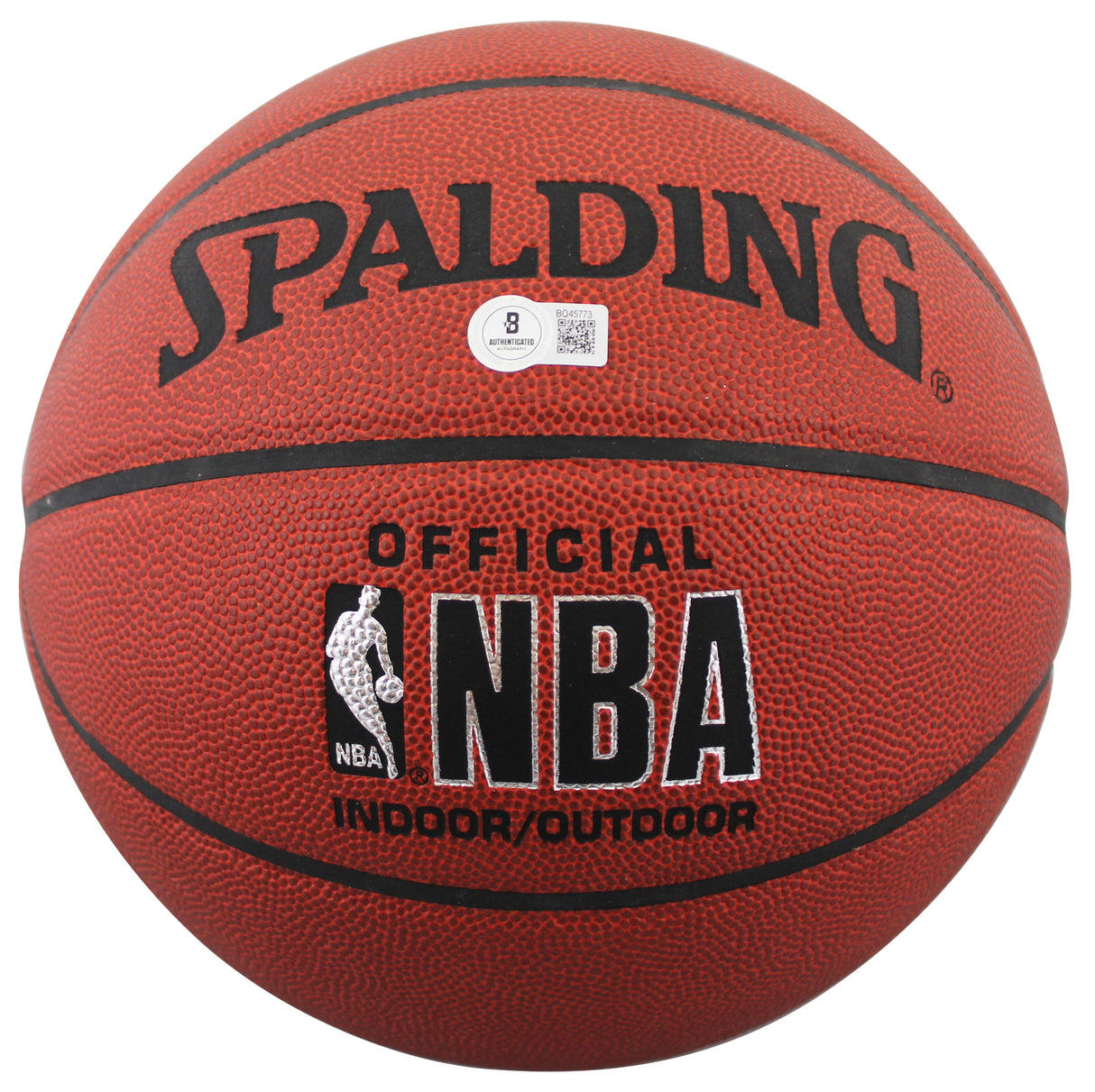 Knicks Earl Monroe Authentic Signed Spalding I/O Basketball BAS #BQ45773