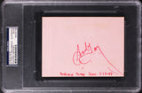 76ers Andrew Toney & Tim McCormick 4.25x5.75 Signed Album Page PSA/DNA Slabbed