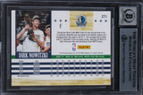 Mavericks Dirk Nowitzki Signed 2011 Hoops #271 Card Auto Graded 10! BAS Slabbed