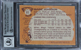 Lakers Magic Johnson Authentic Signed 1981 Topps #21 Card Auto 10 BAS Slabbed