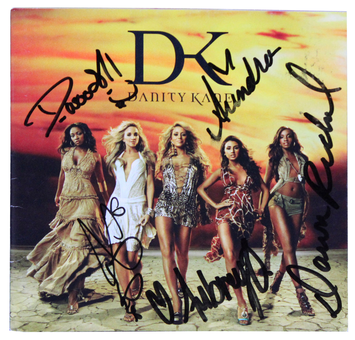 Danity Kane (5) O'Day, Richard, Bex, Woodgett & Fimbres Signed CD Insert BAS