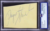 Payne Stewart Authentic Signed 2.5x3.5 Cut Signature PSA/DNA Slabbed