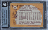 76ers Bobby Jones Authentic Signed 1981 Topps #32 Card BAS Slabbed