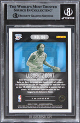 Thunder Luguentz Dort Authentic Signed 2020 Panini Illusions #96 Card BAS Slab