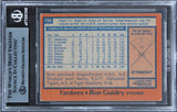 Yankees Ron Guidry Authentic Signed 1978 Topps #135 Card Autographed BAS Slabbed