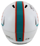 Dolphins Ricky Williams Signed Full Size Speed Rep Helmet W/ Case BAS Witnessed