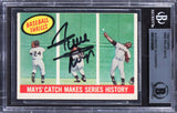 Giants Willie Mays Authentic Signed 1959 Topps #464 Card Autographed BAS Slabbed