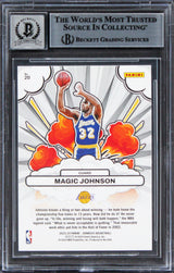 Lakers Magic Johnson Signed 2023 Donruss Bomb Squad #20 Card Auto 10! BAS Slab