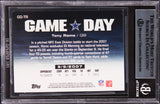 Cowboys Tony Romo Authentic Signed 2011 Topps Game Day #GDTR Card BAS Slabbed