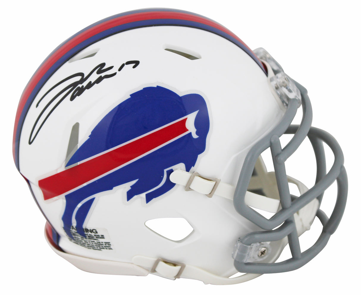 Bills Josh Allen Authentic Signed Speed Mini Helmet W/ Case JSA Witness