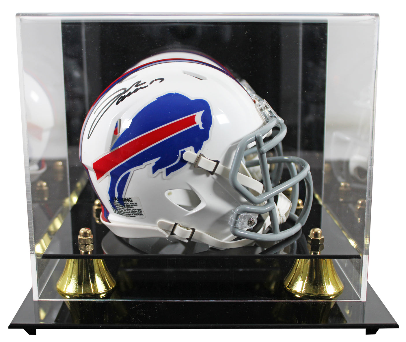 Bills Josh Allen Authentic Signed Speed Mini Helmet W/ Case JSA Witness