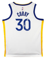 Stephen Curry "I Can Do All Things" Signed White Nike Association Ed. Jersey JSA