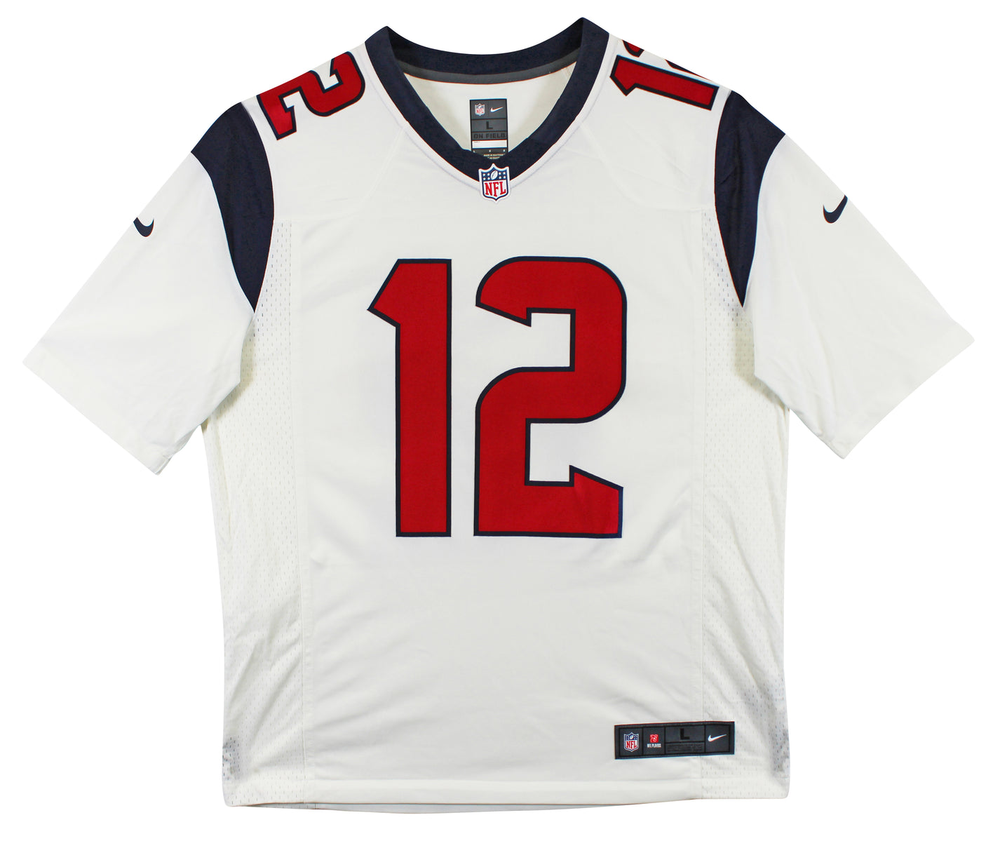 Texans Nico Collins Authentic Signed White Nike Limited Jersey BAS Witnessed