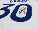 Warriors Stephen Curry Signed White Nike Association Ed Authentic Jersey JSA 2