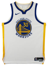 Warriors Stephen Curry Signed White Nike Association Ed Authentic Jersey JSA 2