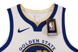 Warriors Stephen Curry Signed White Nike Association Ed Authentic Jersey JSA 1