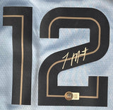 Ja Morant Signed Memphis Grizzlies Light Blue Nike Swingman Jersey BAS - Sports Integrity