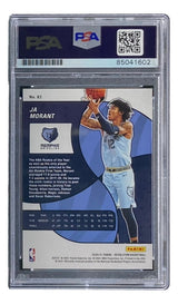 Ja Morant Signed 2021 Panini Revolution #83 Grizzlies Trading Card PSA/DNA Gem MT 10 - Sports Integrity