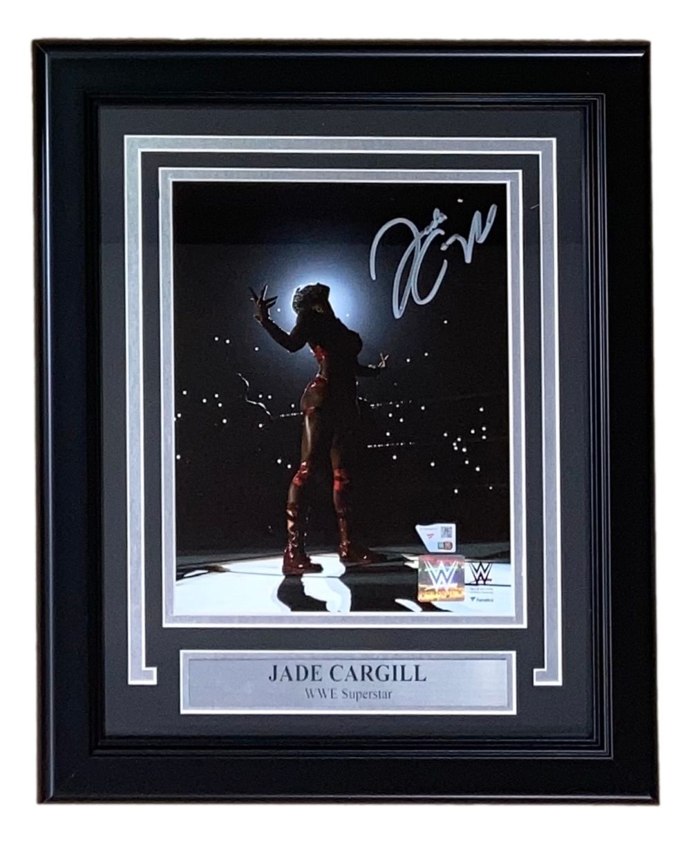 Jade Cargill Signed Framed 8x10 WWE Photo Fanatics