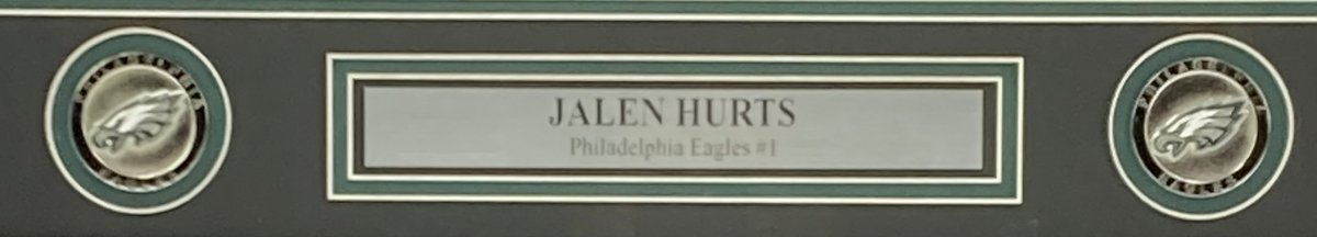 Jalen Hurts Signed Framed 16x20 Philadelphia Eagles vs Chargers Photo JSA ITP - Sports Integrity