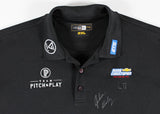 John Daly Authentic Signed Match Worn Black Loudmouth Polo Shirt BAS #BK84770