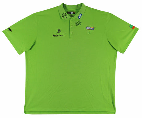 John Daly Authentic Signed Match Worn Green Loudmouth Polo Shirt BAS #BK84764