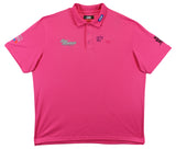 John Daly Authentic Signed Match Worn Pink Loudmouth Polo Shirt BAS #BK84763