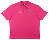 John Daly Authentic Signed Match Worn Pink Loudmouth Polo Shirt BAS #BK84761