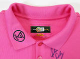 John Daly Authentic Signed Match Worn Pink Loudmouth Polo Shirt BAS #BK84761