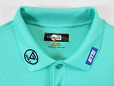 John Daly Authentic Signed Match Worn Teal Loudmouth Polo Shirt BAS #BK84757