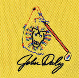 John Daly Authentic Signed Match Worn Yellow Loudmouth Polo Shirt BAS #BK84756