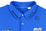 John Daly Authentic Signed Match Worn Blue Polo Shirt BAS #BK84739