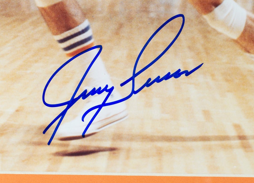 Jerry Lucas Signed Framed New York Knicks 8x10 Photo JSA - Sports Integrity