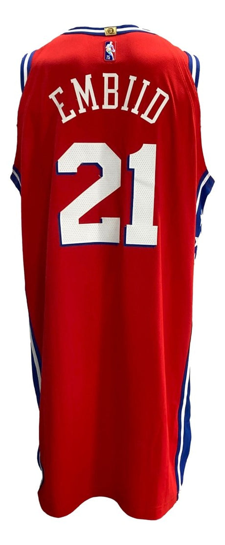 Joel Embiid Philadelphia 76ers Game Used Jersey May 8 2022 Vs Heat Fanatics+LOA - Sports Integrity