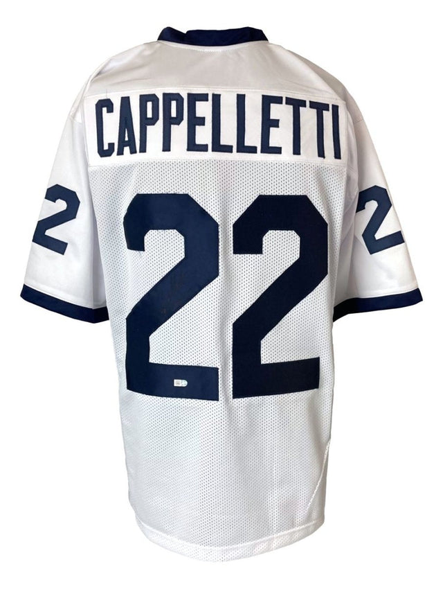 John Cappelletti Signed Custom White College Football Jersey 73 Heisman SI - Sports Integrity