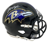 Johnathan Ogden Signed Baltimore Ravens Mini Speed Helmet BAS ITP - Sports Integrity