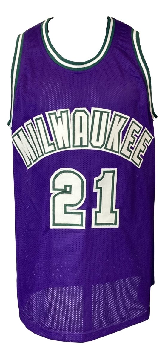 Jrue Holiday Milwaukee Signed Purple Basketball Jersey BAS - Sports Integrity