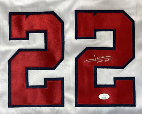 Juan Soto Washington Signed White Baseball Jersey JSA - Sports Integrity