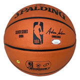 Karl Malone Utah Jazz Signed Spalding I/O NBA Basketball JSA ITP w/ Case - Sports Integrity