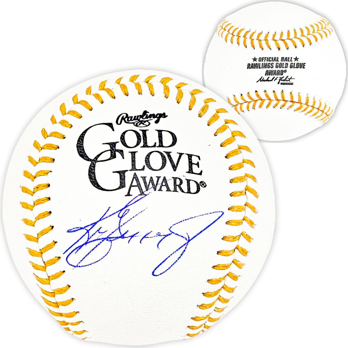 Ken Griffey Jr Seattle Mariners Signed Official Gold Glove Baseball BAS - Sports Integrity